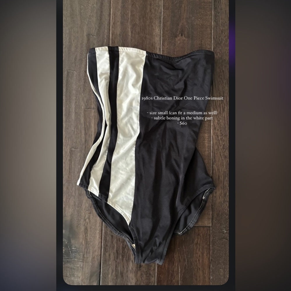 Christian Dior vintage one piece swimsuit
